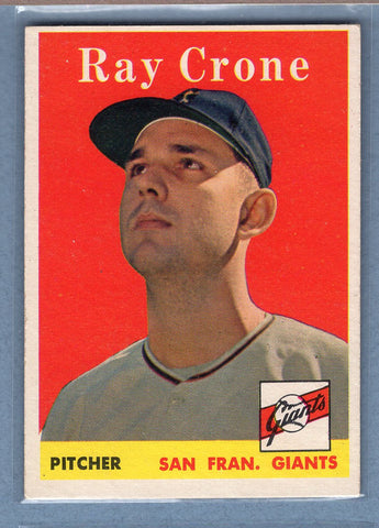 1958 Topps #272 Ray Crone  EX  GO387