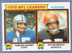 1979 Topps #6 Punting Leaders NM-MT