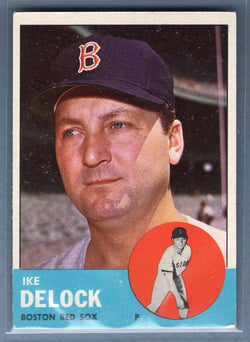 1963 Topps #136 Ike Delock VG-EX Set Break