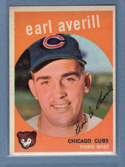 1959 Topps #301 Earl Averill EX-MT  GO213