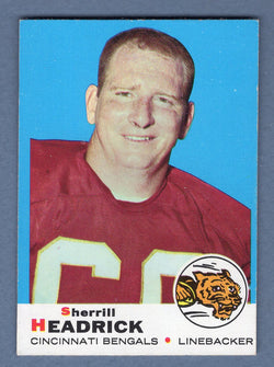 1969 Topps #9 Sherrill Headrick EX-MT  GO153