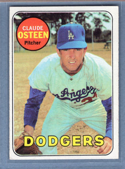 1969 Topps #528 Claude Osteen (b) EX   GO501