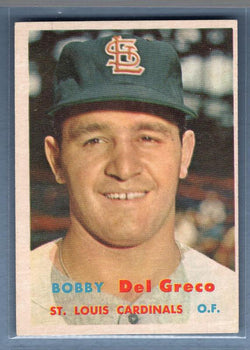 1957 Topps #94 Bobby Del Greco(2) VG-EX  GO295