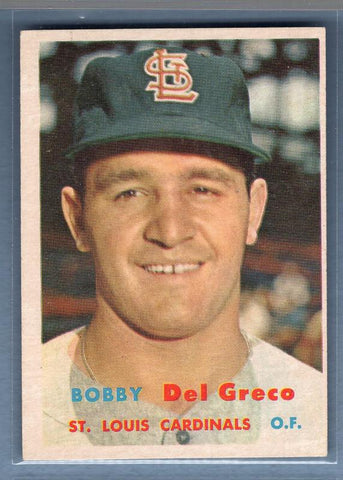 1957 Topps #94 Bobby Del Greco(2) VG-EX  GO295