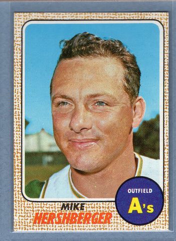 1968 Topps #18 Mike Hershberger (b)  EX-MT  GO550