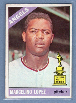 1966 Topps #155 Marcelino Lopez VG-EX GO153