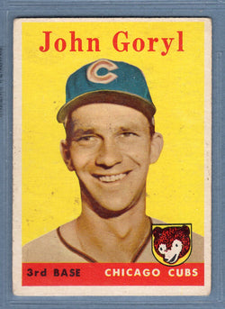 1958 Topps #384 John Goryl VG  GO240