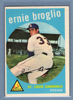 1959 Topps #296 Ernie Broglio G-VG   GO410