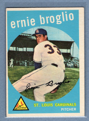 1959 Topps #296 Ernie Broglio G-VG   GO410