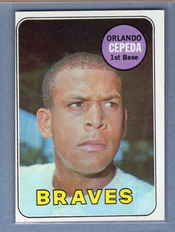 1969 Topps #385 Orlando Cepeda (HOF) (g) EX-MT  GOWABB