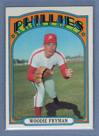 1972 Topps #357 Woody Fryman EX-MT  GO483