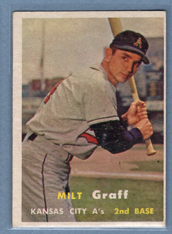 1957 Topps #369 Milt Graff EX    GO38