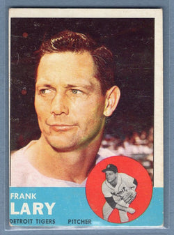 1963 Topps #140 Frank Lary VG-EX Set Break