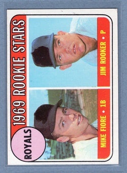 1969 Topps #376 Royals Rookies (a) EX-MT  GO265