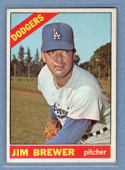 1966 Topps #158 Jim Brewer EX GO153