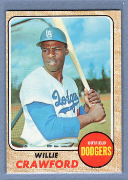 1968 Topps #417 Willie Crawford (a)EX-MT  GO507