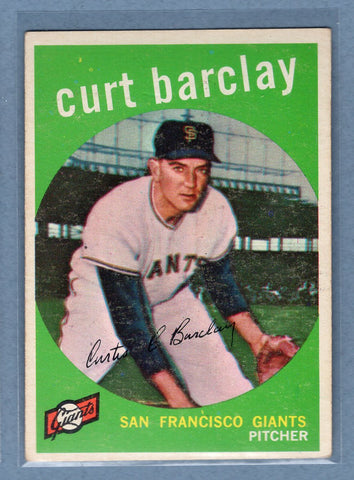 1959 Topps #305 Curt Raydon EX  GO213
