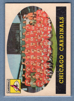 1958 Topps #69 Chicago Cardinals Team Card (c) EX  GO801