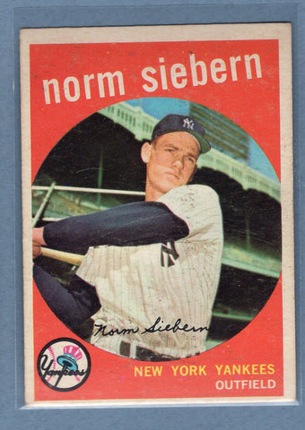 1959 Topps #308 Norm Siebern VG-EX  GO213