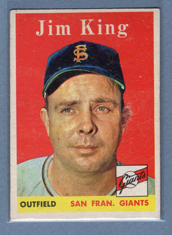 1958 Topps #332 Jim King EX  GO129