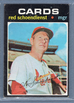 1971 Topps #239 Red Schoendienst (HOF)  EX  SB1
