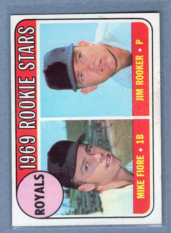 1969 Topps #376 Royals Rookies (b) EX-MT  GO265