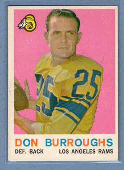 1959 Topps #59 Don Burroughs EX  GO138