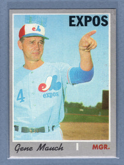 1970 Topps #442 Gene Mauch  EX-MT  GO260