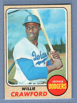 1968 Topps #417 Willie Crawford (b)EX-MT  GO507