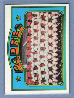 1972 Topps #262 San Diego Padres EX  GO500