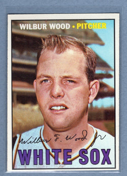 1967 Topps #391 Wilbur Wood (a) EX-MT   GO340