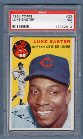 1954 Topps #23 Luke Easter (17942813) PSA 7