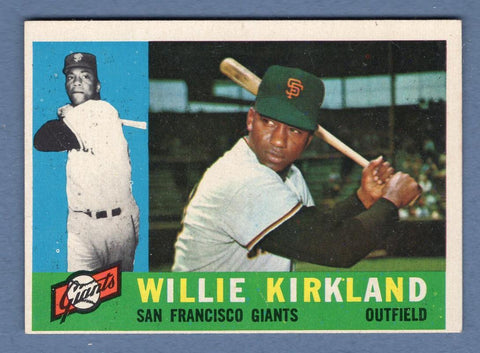 1960 Topps #172 Willie Kirkland E   CCS29