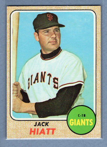 1968 Topps #419 Jack Hiatt EX-MT  GO507