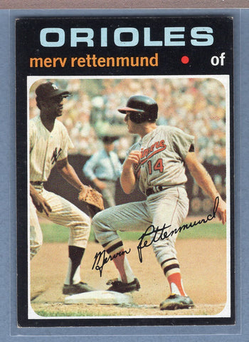 1971 Topps #393 Merv Rettenmund (b) EX  GO950