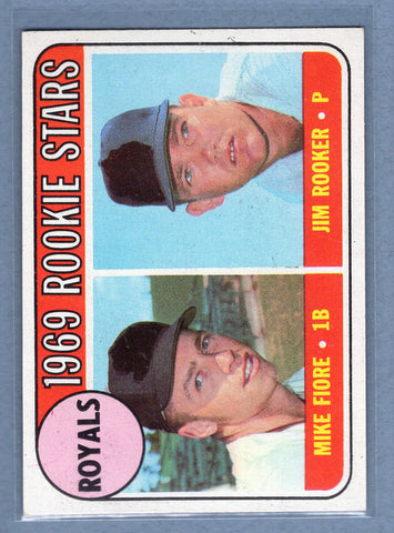 1969 Topps #376 Royals Rookies (c) EX-MT  GO265