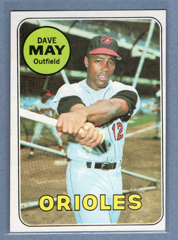 1969 Topps #113 Dave May (a) EX-MT  GO700