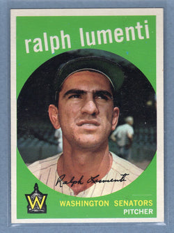 1959 Topps #316 Ralph Lumenti (Optioned) EX-MT  GO213