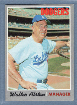 1970 Topps #242 Walt Alston (HOF)  EX-MT  SB2
