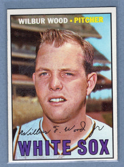 1967 Topps #391 Wilbur Wood (st) (b) VG   GO340