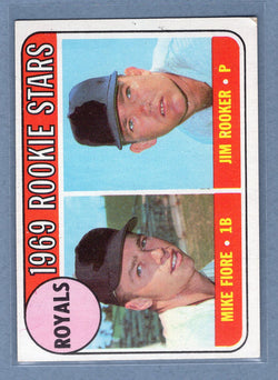 1969 Topps #376 Royals Rookies (d) EX  GO265