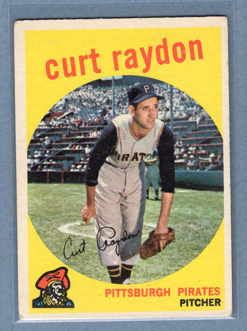 1959 Topps #305 Curt Raydon (a) VG   GO410