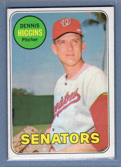 1969 Topps #441 Dennis Higgins (c) EX  GO577