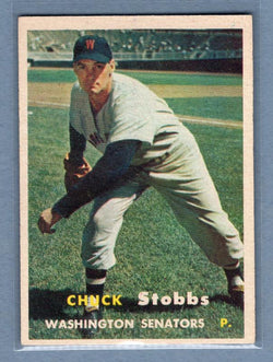 1957 Topps #101 Chuck Stobbs(3) VG-EX  GO295