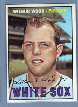 1967 Topps #391 Wilbur Wood (c) EX-MT   GO340