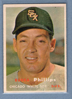 1957 Topps #395 Bubba Phillips  VG-EX   GO260