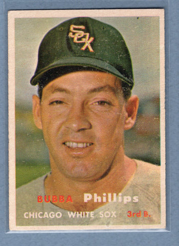 1957 Topps #395 Bubba Phillips  VG-EX   GO260