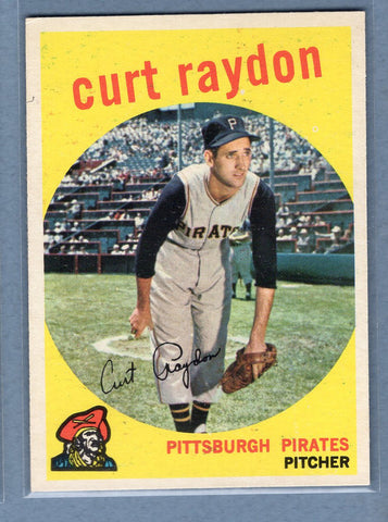 1959 Topps #305 Curt Raydon (b) VG-EX   GO410