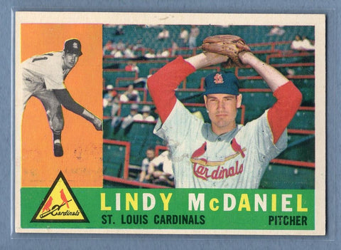 1960 Topps #195 Lindy McDaniel(b) EX   GO550