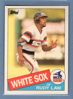 1985 Topps Tiffany #286 Rudy Law NM